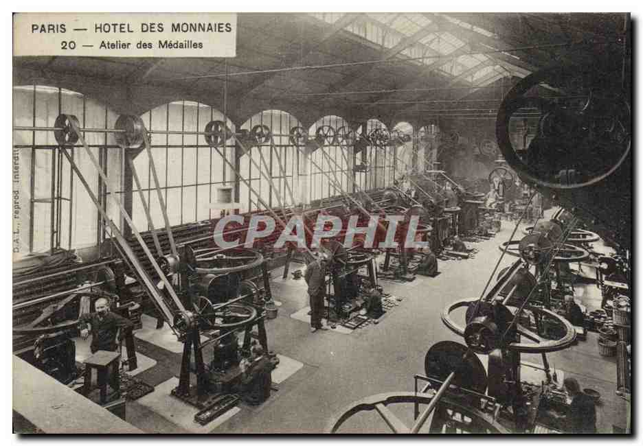 Paris — Hôtel des Monnaies — Atelier des Médailles