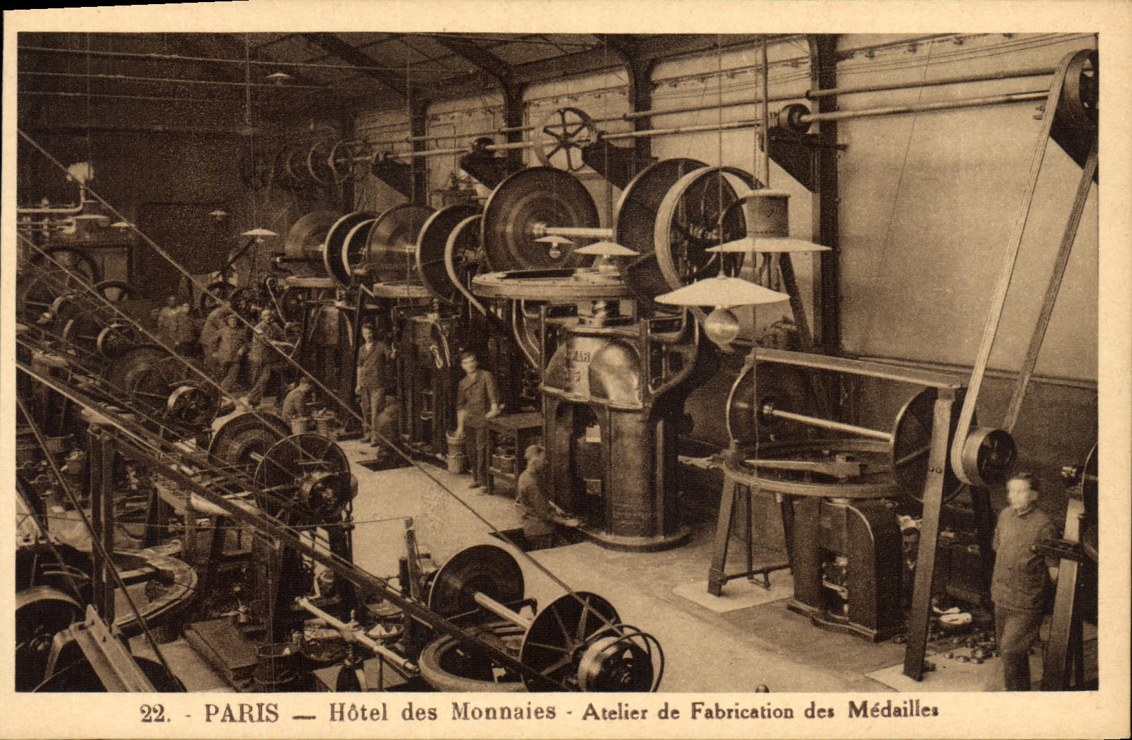 PARIS — Hôtel des Monnaies — Atelier de Fabrication des Médailles