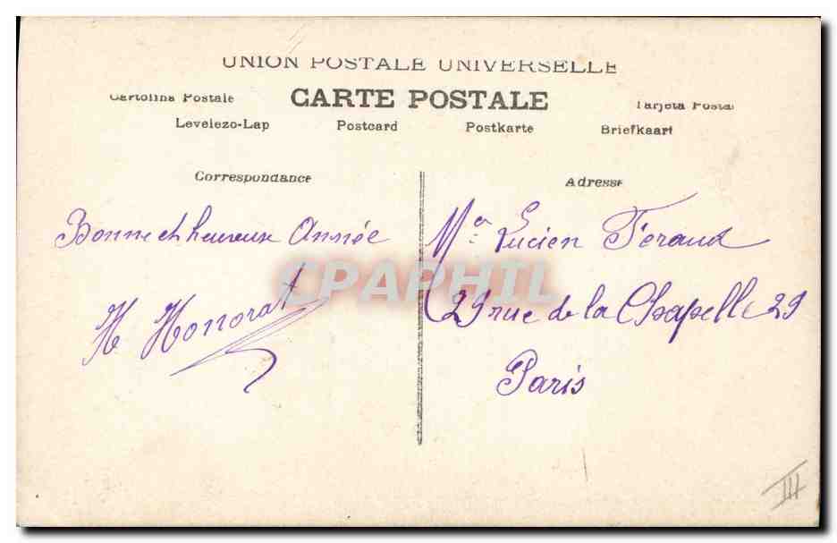 CPA Monnaies Monnaie Bonne annee — Rückseite