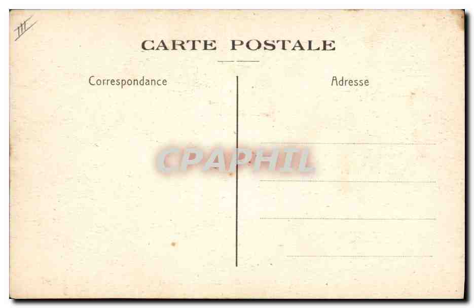 CPA Paris Hotel des Monnaies Le peristyle  — Rückseite