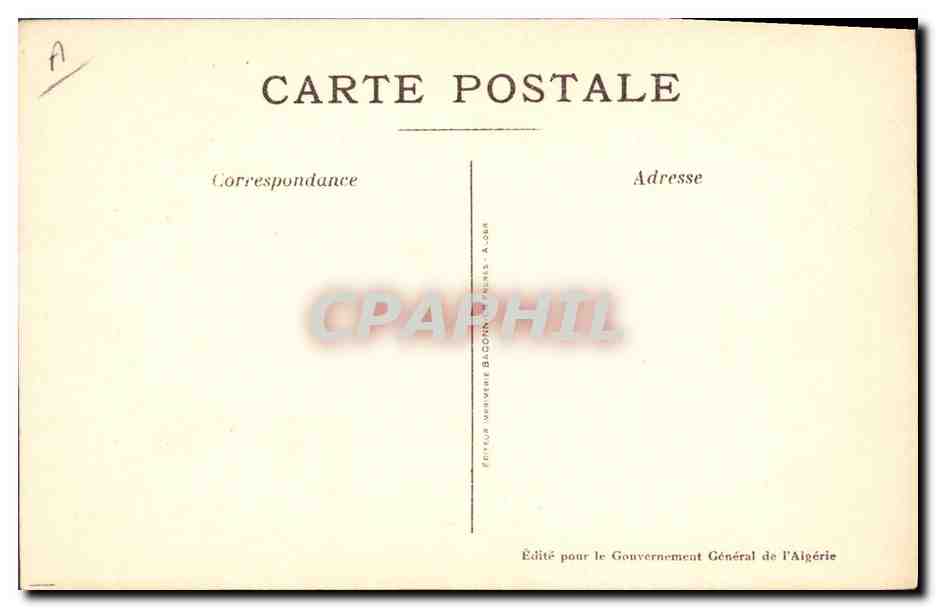 CPA Fantaisie Afrique du Nord Illustrateur Aurassiennes — Rückseite