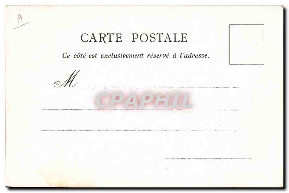 CPA Fantaisie Afrique du Nord Illustrateur L'ecole franco arabe Medersa Tlemcen — Back