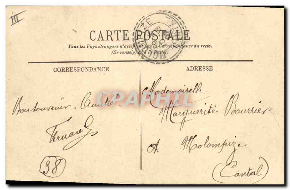 Soldats Militaires — Une Chambrière — En attendant la Soupe — LL. — Verso