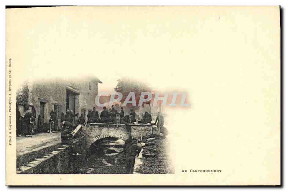 Au Cantonnement — Collect B. Royaumont & B. Bérenger & Cie, Nancy