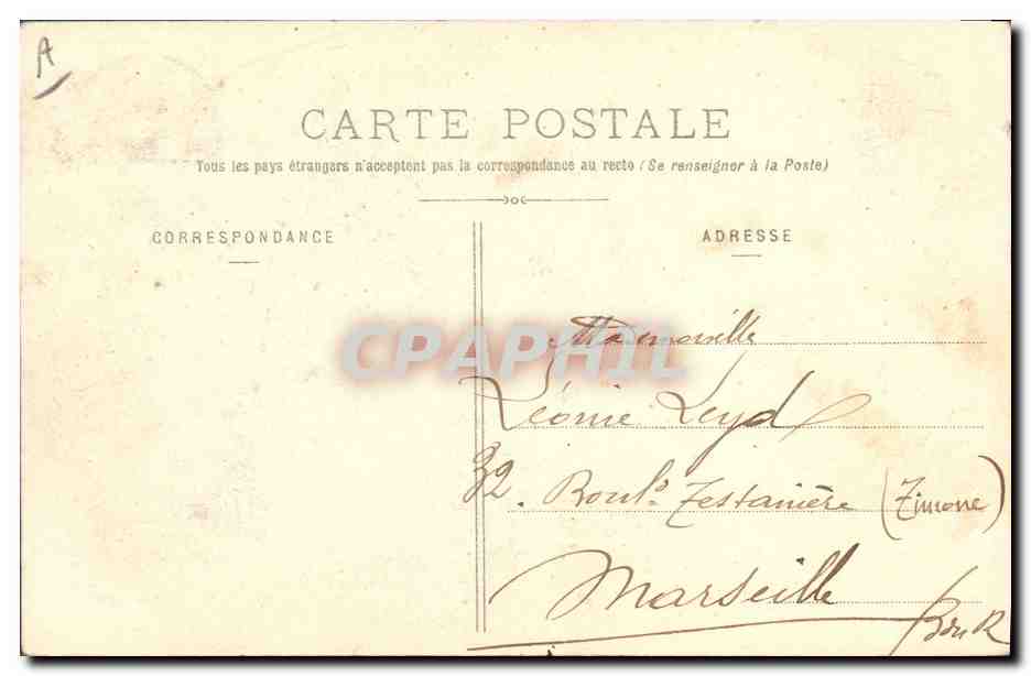 CPA Folklore Costumes de Savoie Environs de Chambery — Verso
