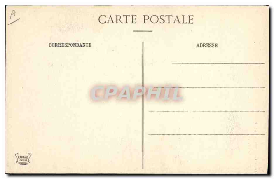 CPA Folklore Costumes de Savoie Tarentaise — Verso