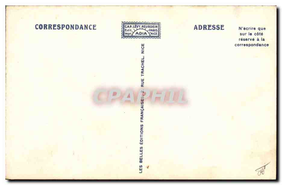 CPA Folklore Costumes de Savoie Valmeinier  — Verso