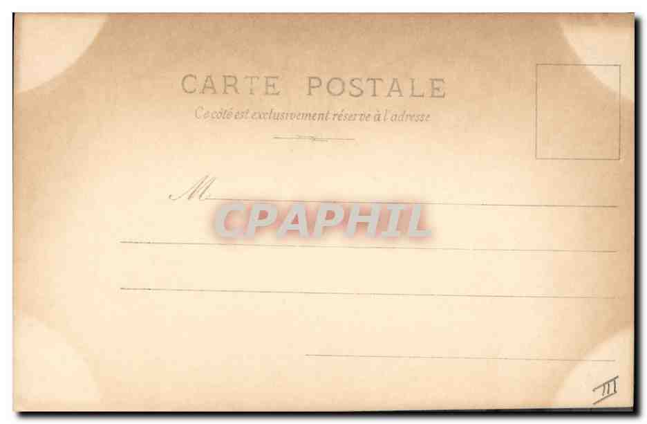 CPA Folklore Salon 1901 Castres Sortie de messe en Tarentaise — Verso