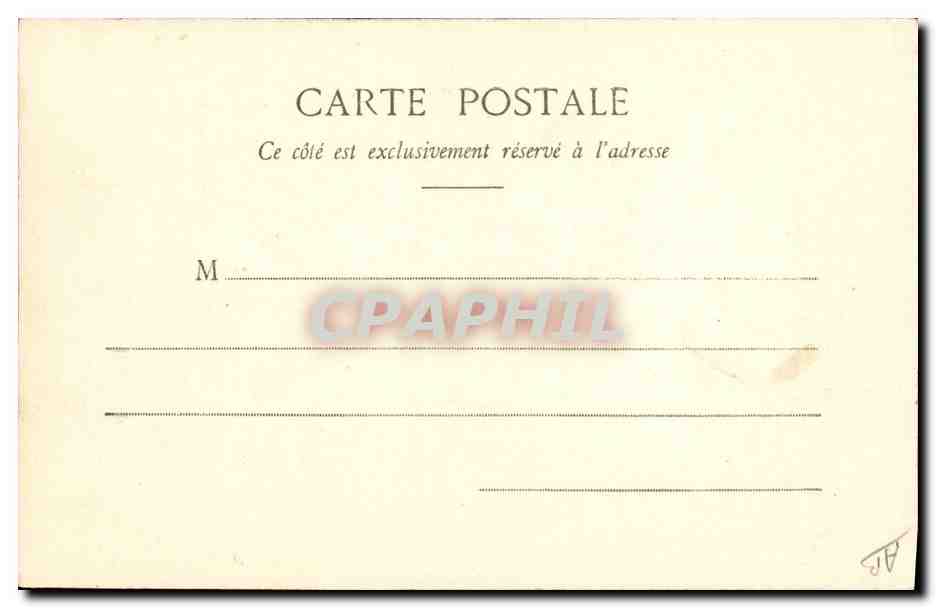 CPA Folklore Costumes de Savoie Tarentaise — Verso