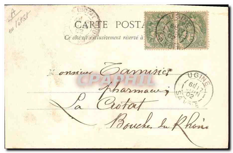 CPA Folklore Savoie Jeune ramoneur  — Verso