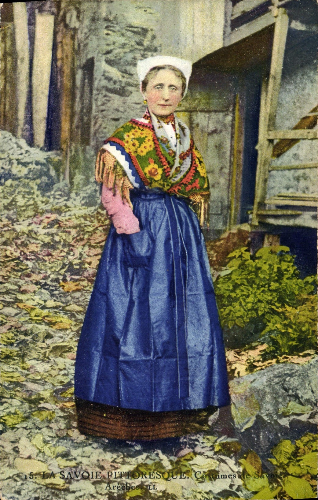 CPA Folklore Savoie Costumes de Savoie Areches 