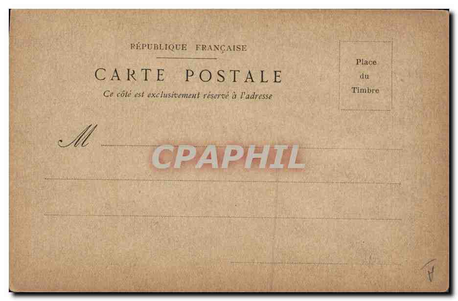 CPA Folklore Costume de Jarrier Savoie  — Verso