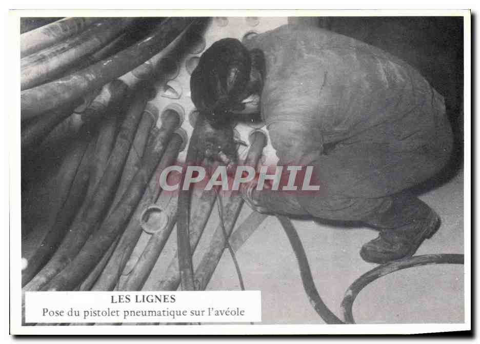 CPM Les lignes Pose du pistolet pneumatique sur l'aveole