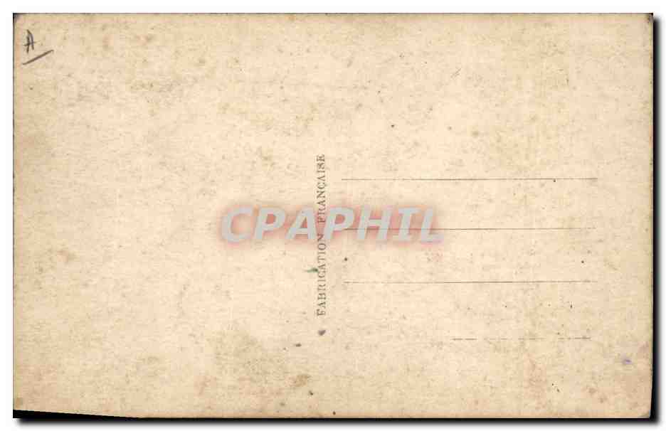 CPA Langage des timbres  — Rückseite