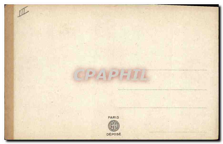 CPA Le langage des timbres Semeuse  — Verso
