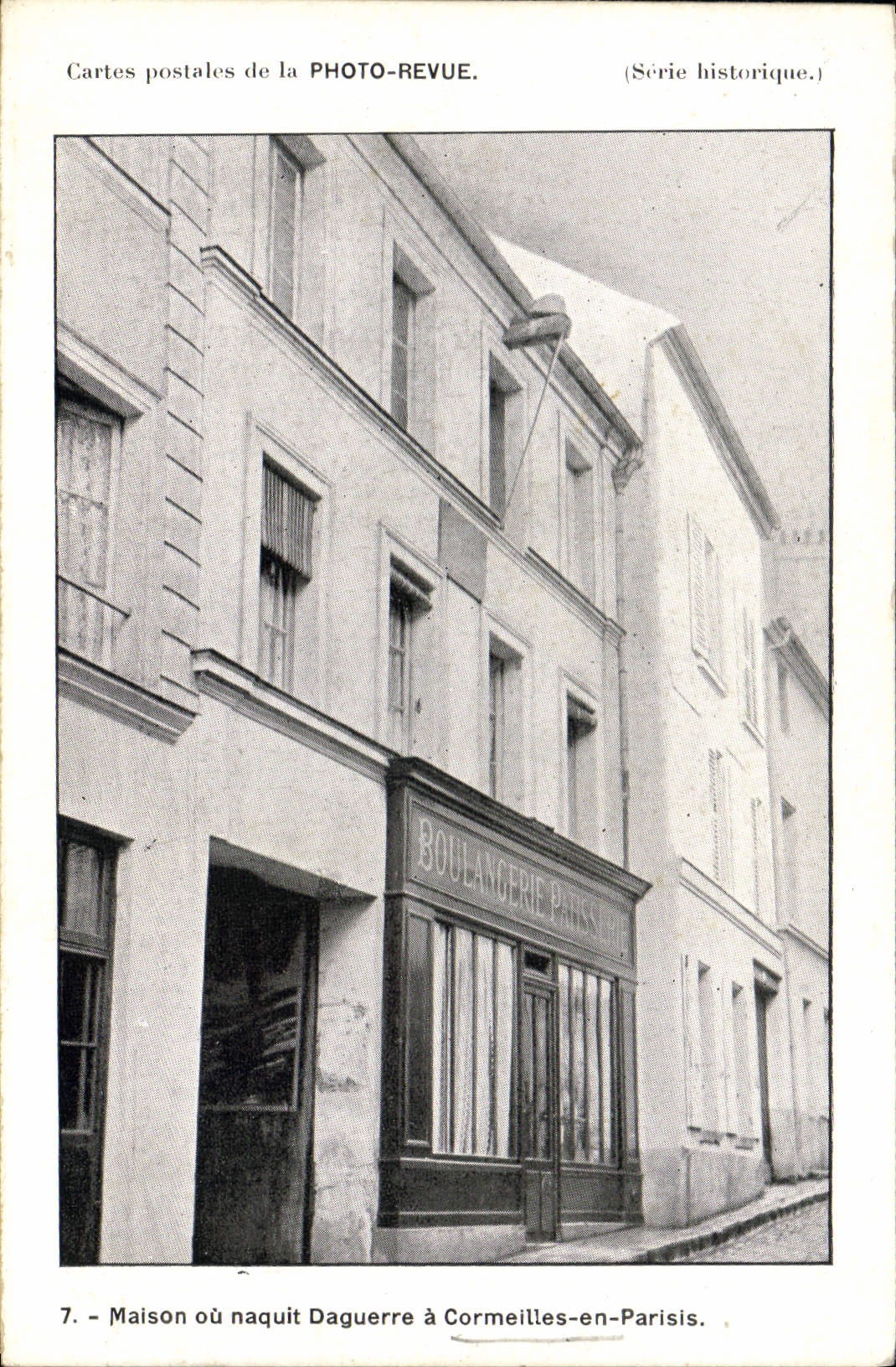 CPA Maison ou naquit Daguerre a Cormeilles en Parisis Boulangerie Patisserie