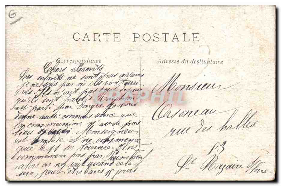 Fête Foraine — Parade des Lutteurs — M.S. & Cie — Verso