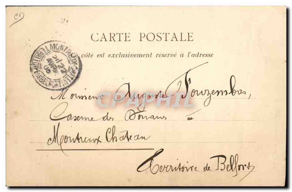 Saint-Nazaire — La place Marceau pendant la foire — L.-I. 232 - H. Dreyfus — Verso