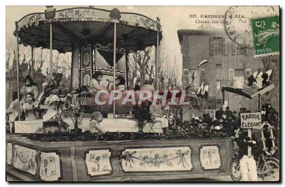 Carneval d'Aix — A todos su turno — editor RABOIR ÉLÉGANT, n° 621