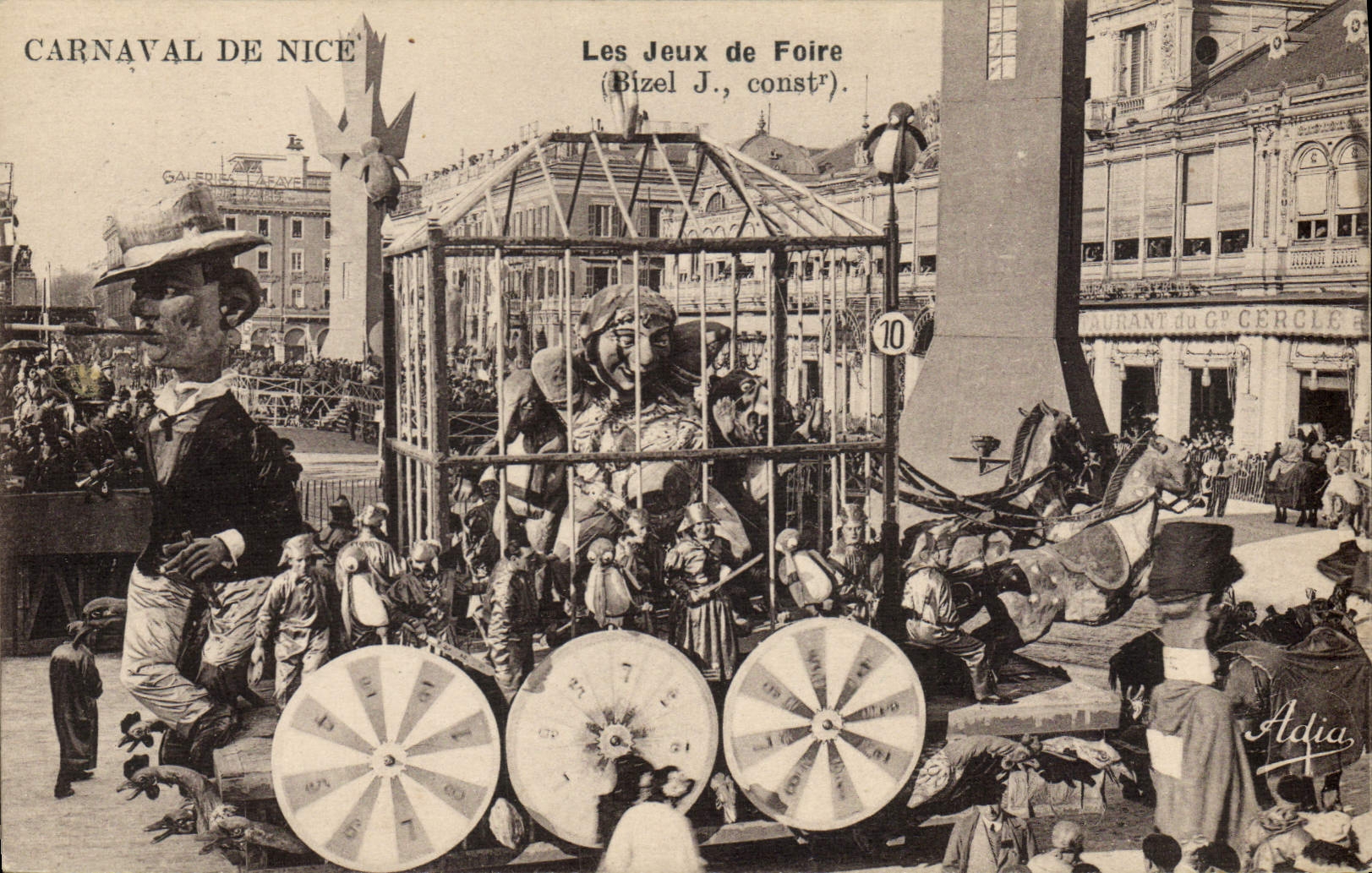 Carnaval de Nice — Les Jeux de Foire (Bizel J., constr.) — Adia