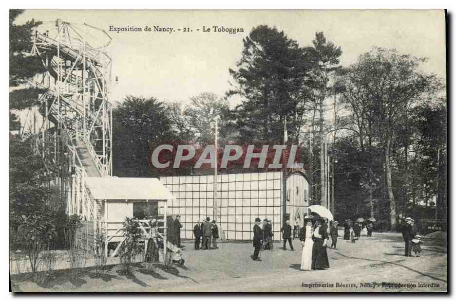 Exposition de Nancy - Le Toboggan — Imprimeries Héouries, Nancy, n°21