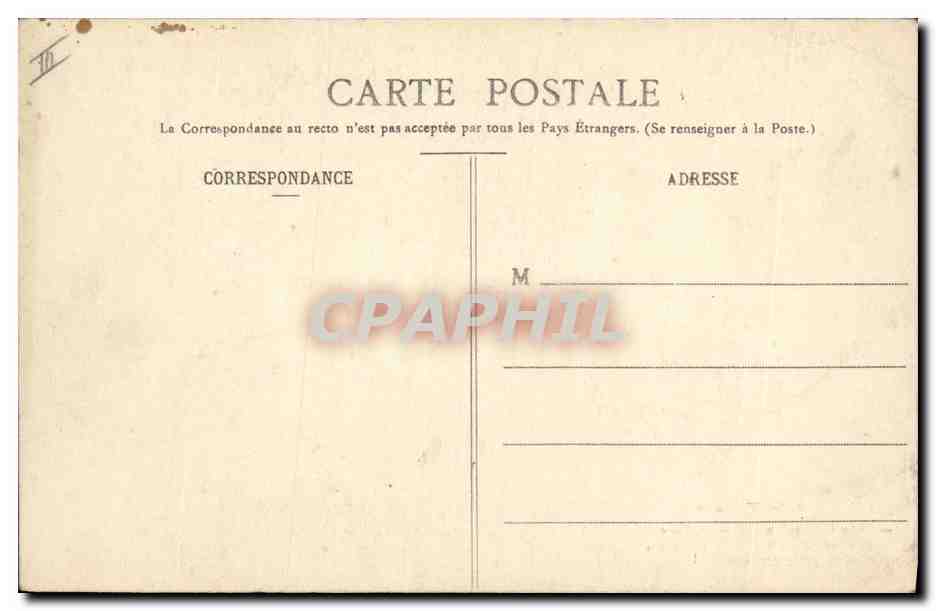 CPA A la fouere Folklore  — Verso