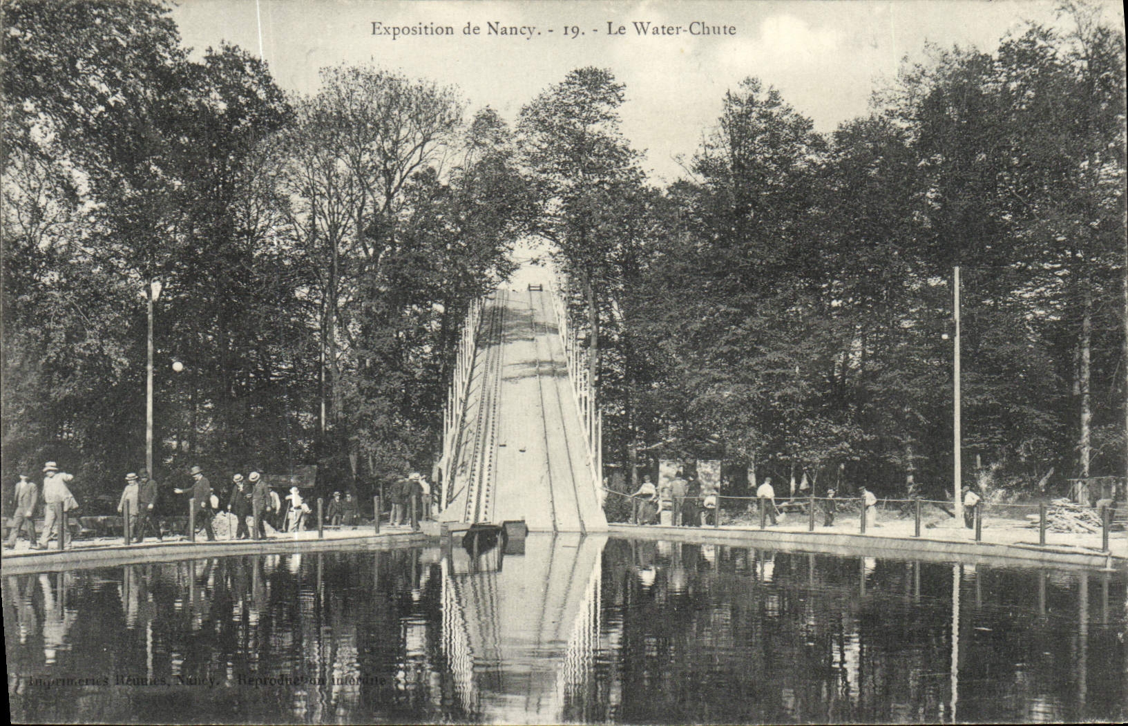 Exposition de Nancy - 19 - Le Water-Chute — Imp. H. Réau, Nancy