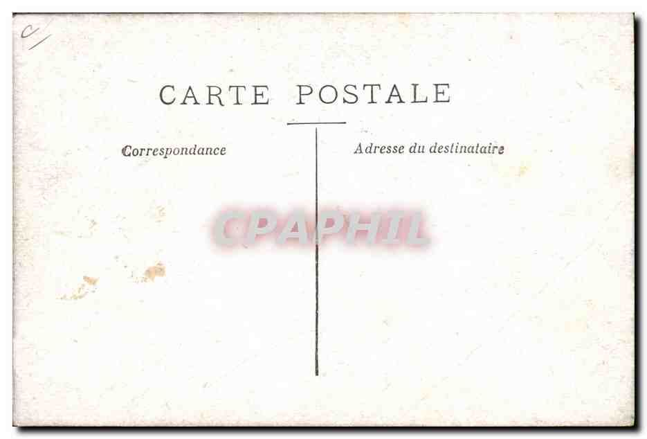 CPA Fete Foraine Une loterie de vaisselle Enfants — Verso