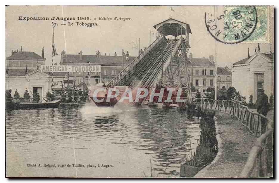 Exposition d'Angers 1906 — Le Toboggan — Édition d'Angers