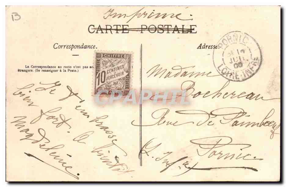 Exposition d'Angers 1906 — Le Toboggan — Édition d'Angers — Rückseite