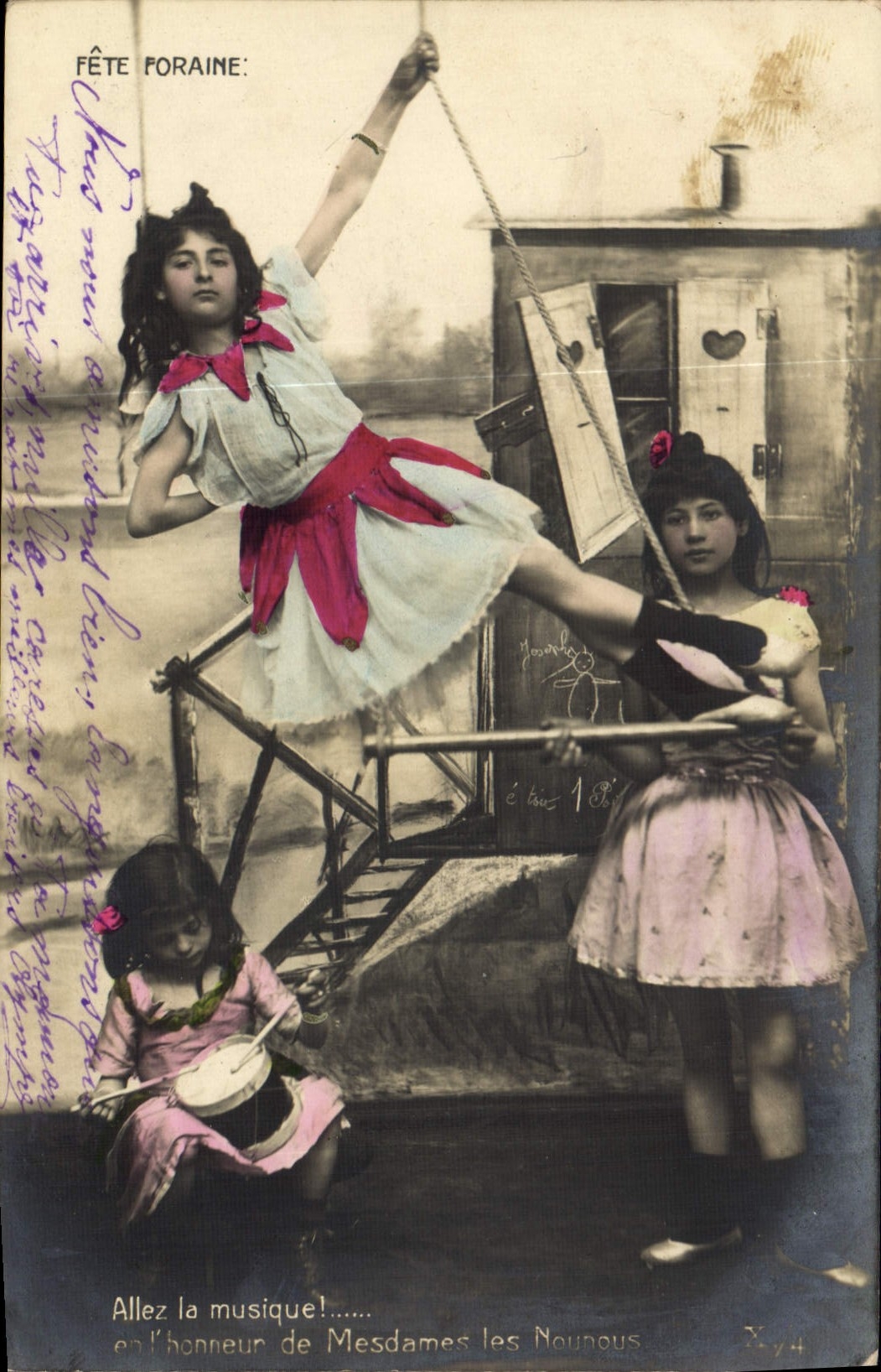 Fête foraine — Jeux pour enfants — éditeur Yvonard, n° X-74