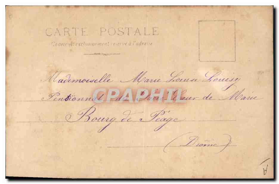 Ritratto di donna — Art nouveau — Reutlinger, n° 101/9 — Verso