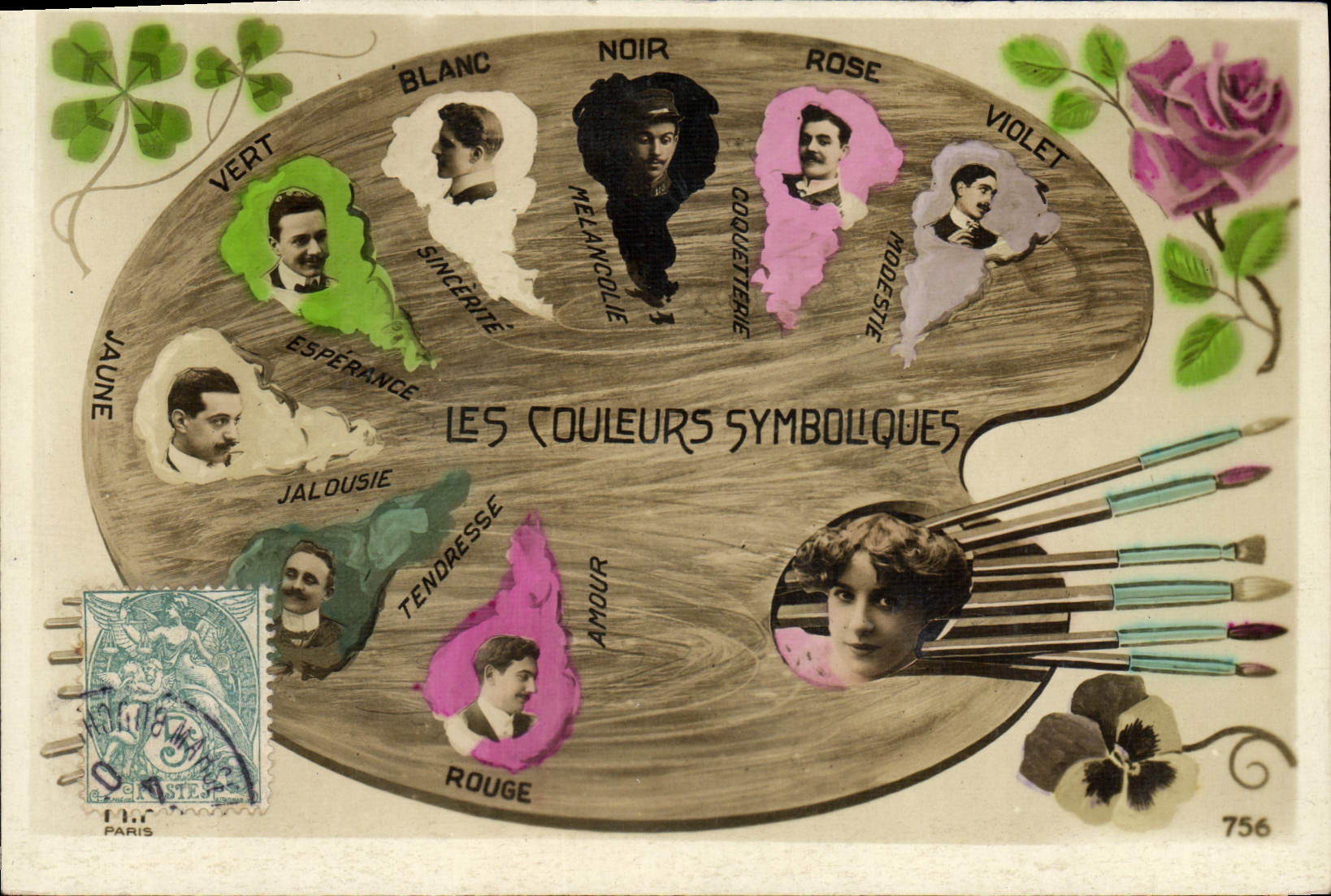 Les couleurs symboliques — éditeur FL.C. PARIS, n° 756