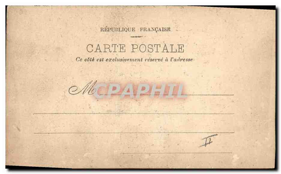 CPA Fantaisie Surrealisme L'ennuque Femmes — Verso