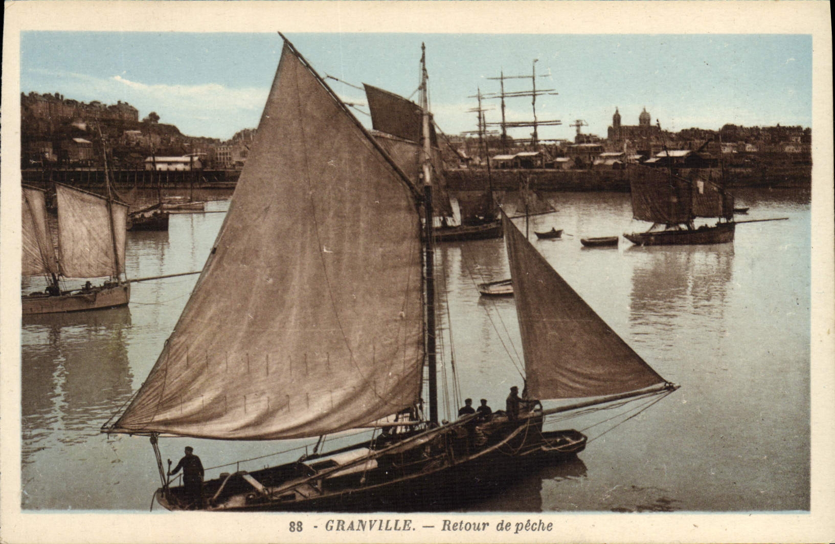 Granville — Retour de pêche — Edition A. Besnard, Granville