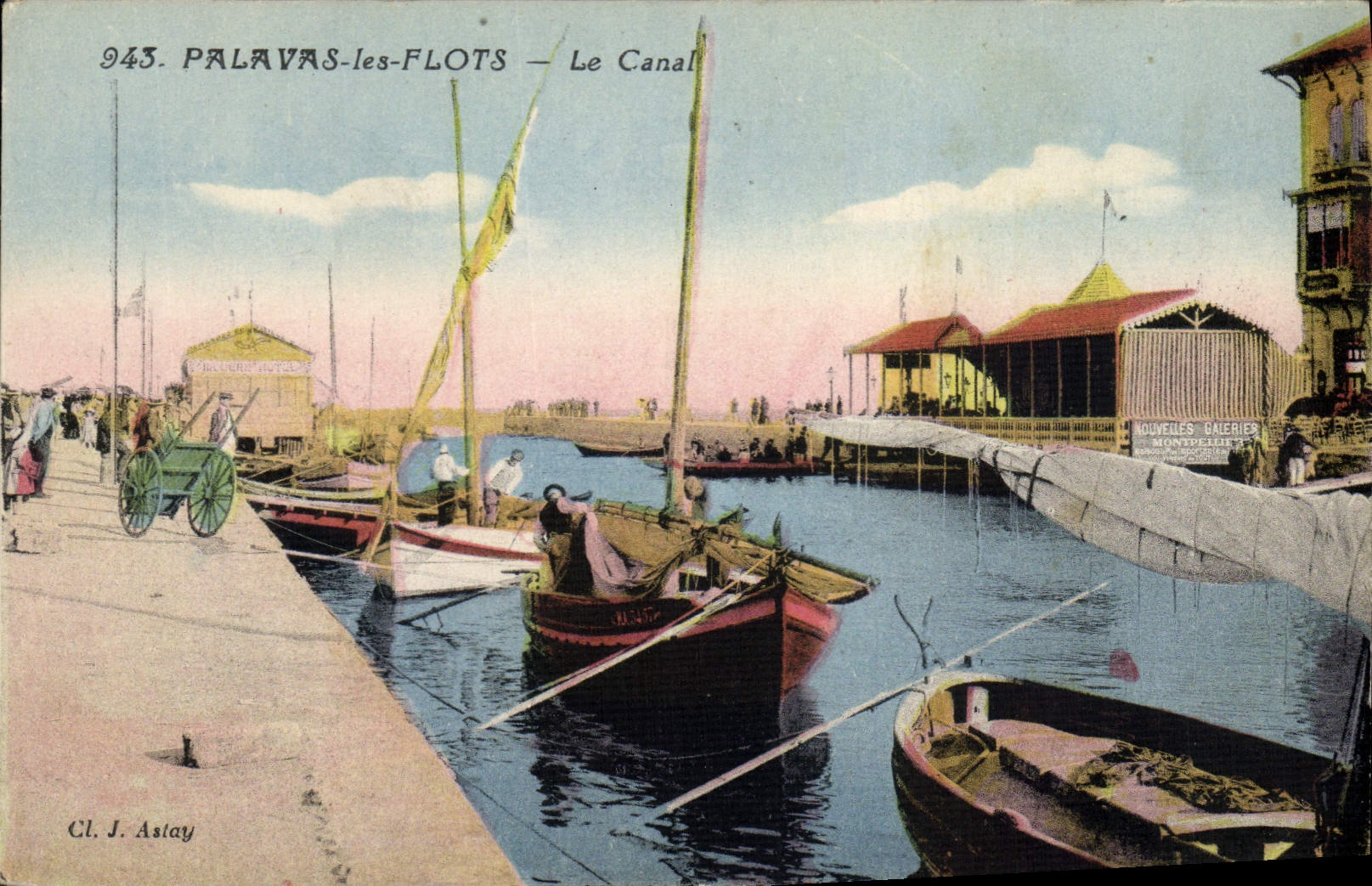 Palavas-les-Flots — Le Canal — J. Aslay