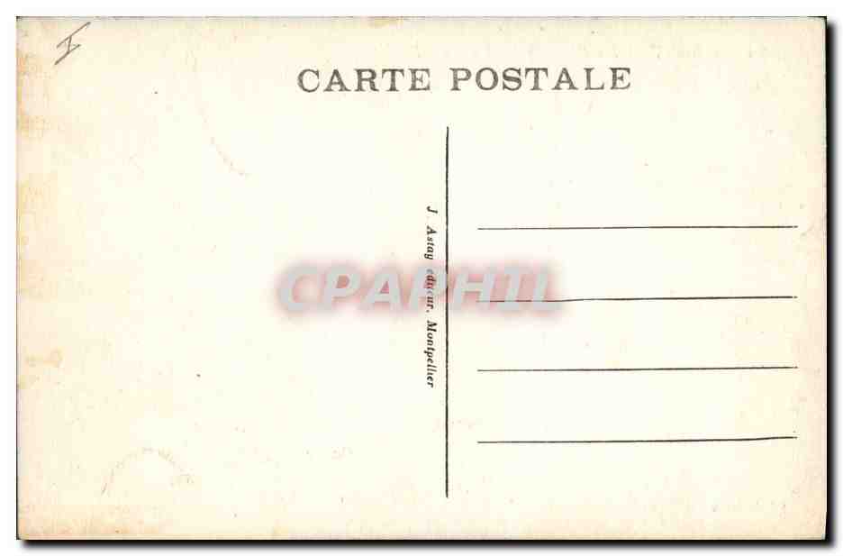 Palavas-les-Flots — Le Canal — J. Aslay — Reverso