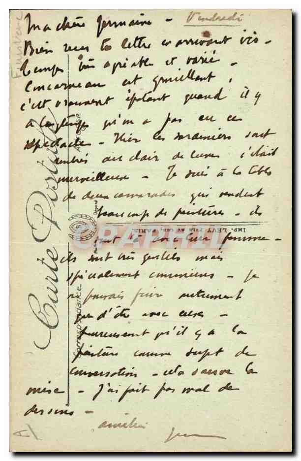 Concarneau — La Flottille des Sardinières rentrant au Port — LL. — Reverso