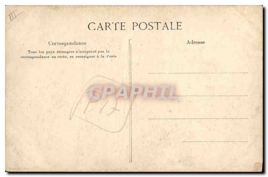 Bucht von Douarnenez — Fischerboote, die am Fischereigelände ankommen — Sammlung Vizlana, Nr. 117 — Rückseite