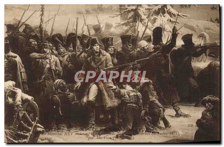 CPA Histoire Napoleon 1er Musee de Versailles Marechal Ney Retraite de Russie Russia