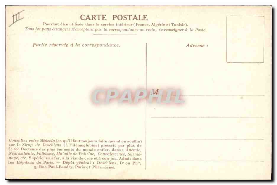CPA Histoire Napoleon 1er Musee de Versailles La distribution des aigles  — Rückseite
