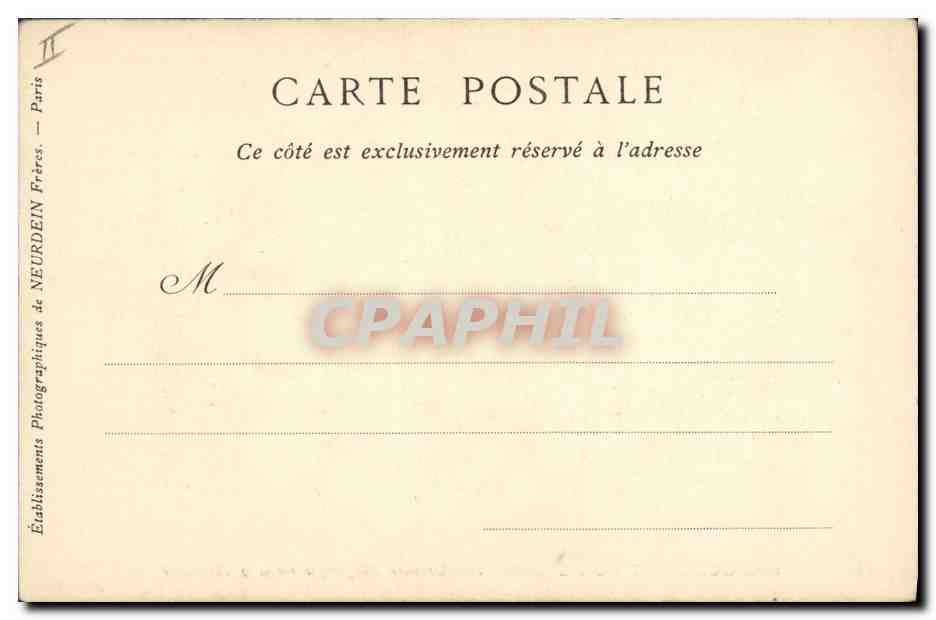 CPA Histoire Napoleon 1er Gravure allegorique Autruche — Verso