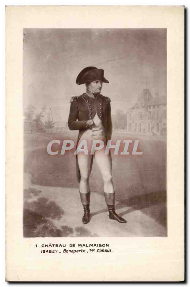 CPA Histoire Napoleon 1er Chateau de Malmaison Isabey Bonaparte 1er consul