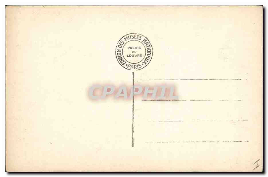 CPA Histoire Napoleon 1er Chateau de Malmaison Isabey Bonaparte 1er consul — Rückseite