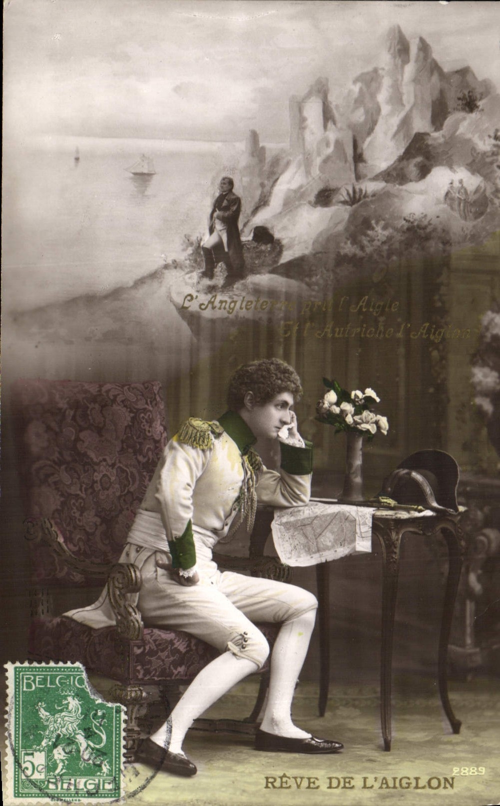 CPA Histoire Napoleon 1er Reve de l'Aiglon 