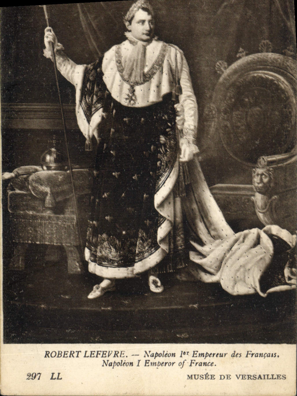CPA Histoire Napoleon 1er Empereur des Francais Musee de Versailles 