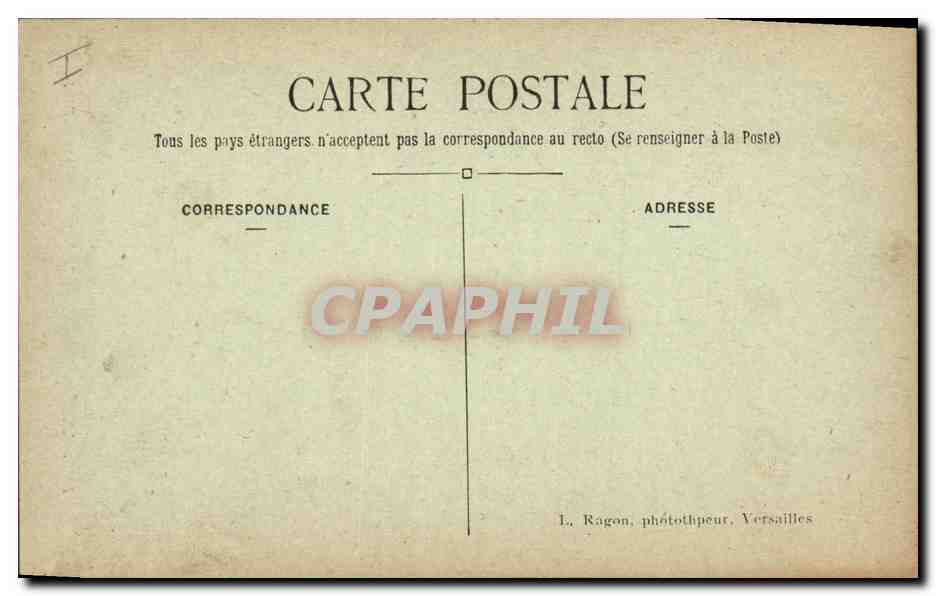 CPA Histoire Napoleon 1er Versailles le Dauphin Mme Vigee Lebrun  — Rückseite