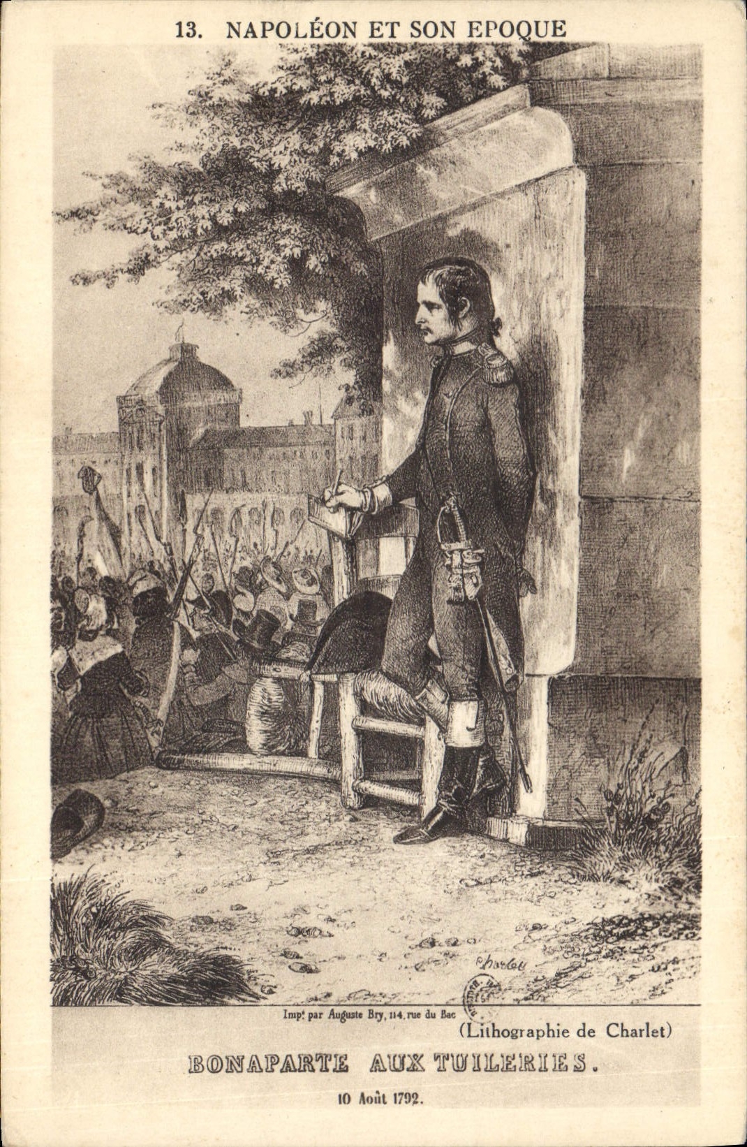 CPA Histoire Napoleon 1er Bonaparte aux Tuileries