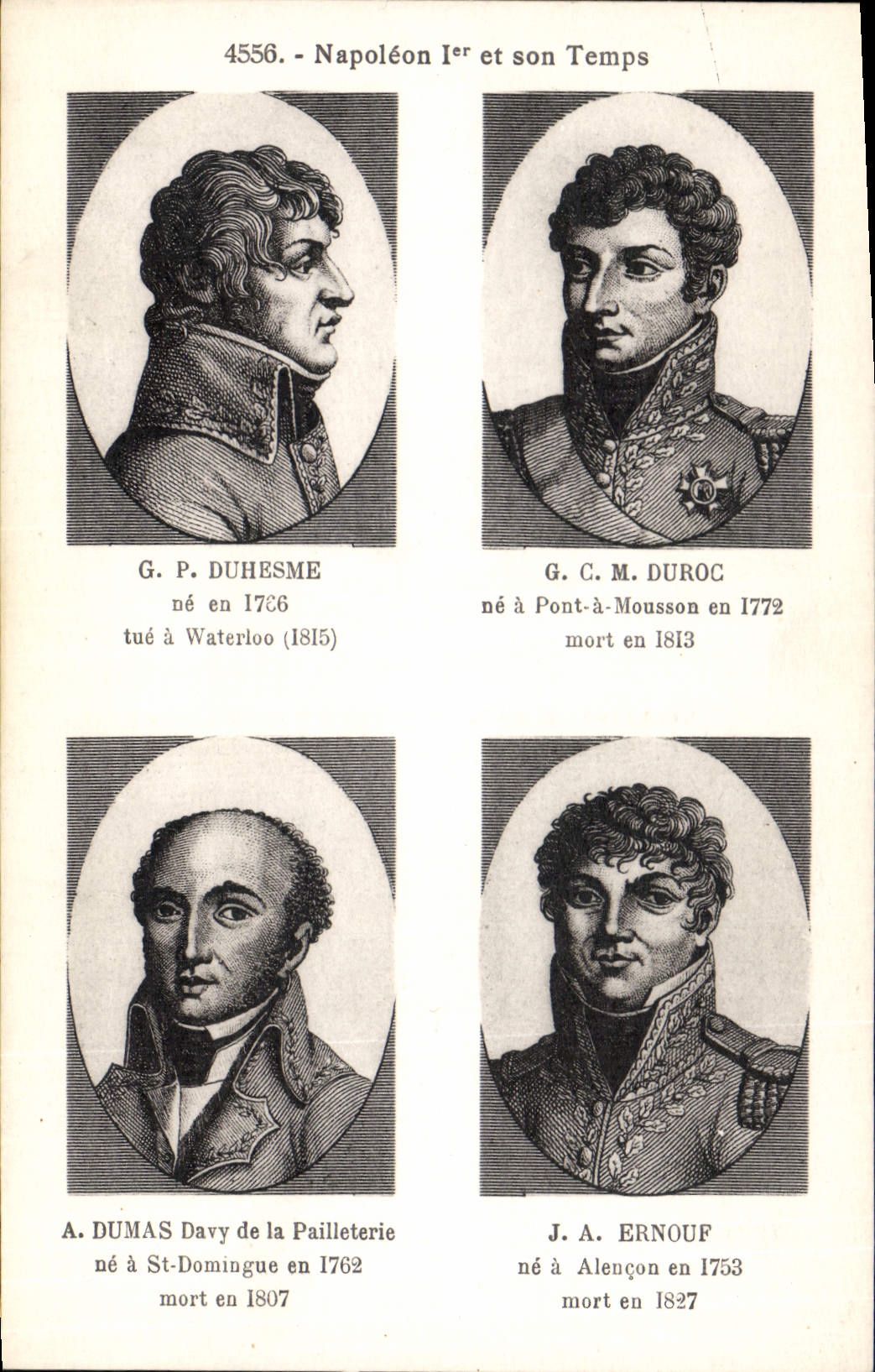 CPA Histoire Napoleon 1er Duchesme Duroc Dumas Ernouf