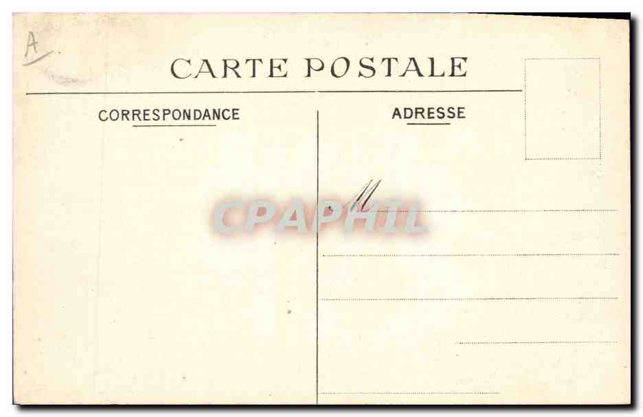 CPA Paris Hotel des Monnaies Le peristyle — Rückseite